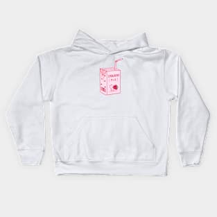 Strawberry milk box Kids Hoodie